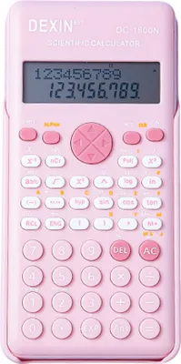 Produktbild von Wissenschaftlicher Taschenrechner - Rosa, 240 Funktionen, 2-zeiliges LCD, ideal für Schule und Büro