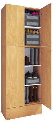 Produktbild von Schuhschrank Kleiderschrank Lona 5f S