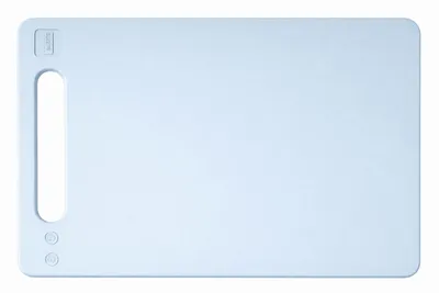 Produktbild von FRÜHSTÜCKBRETTCHEN 23,5x14,5cm aus Kunststoff Frühstückbrett Schneidbrett Schneidebrett Brett spülmaschinenfest Schneidebrett Küchenbrett (Blau-28)