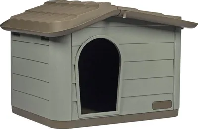 Produktbild von Duvo+ Hundehütte Pepita Eco braun/grün