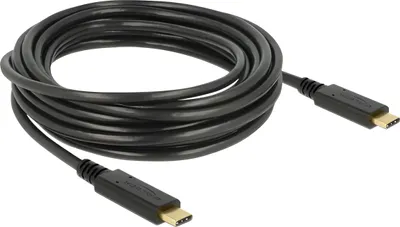 Image de DELOCK Câble USB 2.0 C > C 4.0m 3A noir