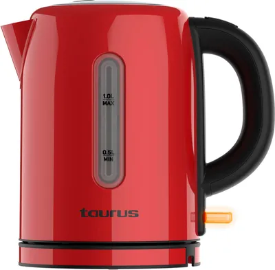 Image de TAURUS Bouilloire 1L 2200W Vintage Rouge