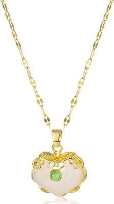 Produktbild von Halskette Yesenia - Elegante Goldkette mit Herzanhänger KP20973
