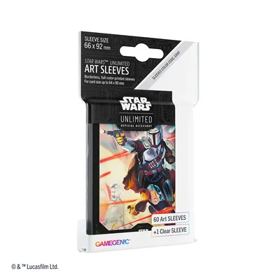 Obrázok produktu pre Gamegenic - Star Wars Unlimited Art Sleeves - Mandalorian