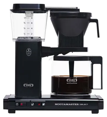 Obrázek produktu pro Kávovar na filtrovanou kávu - Skleněná konvice - 1,25 l - 4 až 10 šálků - Černá