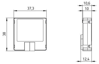 Produktbild von Theben KNX-Tasterschnittstelle Binäreingang 4-fach TA 4.1 KNX