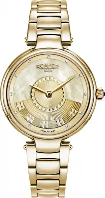 Produktbild von Damen Armbanduhr ROAMER 602857 48 30 50 gold klassisch
