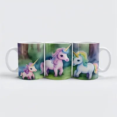 Image de Tasse Premium Raxxa « Licorne pastel »