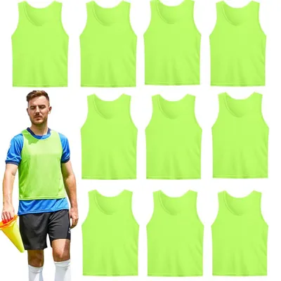 Obrázok produktu pre Sada 10 tréningových futbalových vestiek – unisex športové oblečenie
