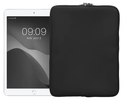 Produktbild von kwmobile Tablet Hülle kompatibel mit 12,4"-12,9" Tablet - Universal Neopren Tasche Cover Case - Schutzhülle Sleeve in Dunkelgrau