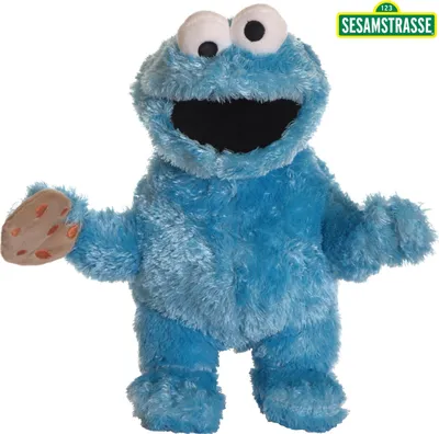 Produktbild von Living Puppets Sesamstraße Handpuppe Krümelmonster 37 cm