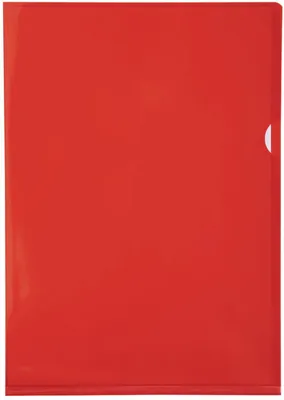 Immagine prodotto di Tasche portadocumenti Exacompta 130µ DIN A4 rosso 100 pezzi PVC liscio