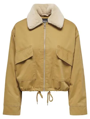Produktbild von ONLY Damen ONLVICS Canvas Parka Jacket OTW Jacke, Braun, XL
