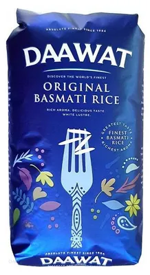 Zdjęcie produktu dla Ryż basmati Daawat Original 2 kg – długoziarnisty sypki aromatyczny