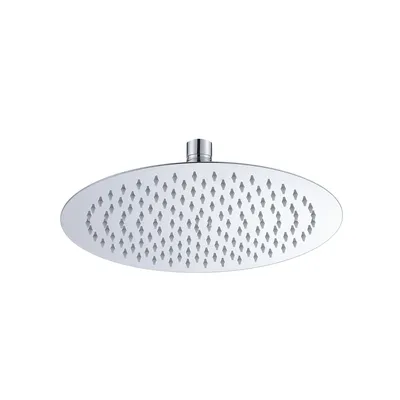 Immagine prodotto di JOHO Soffione Doccia da Parete in Acciaio Inox 304 con Ugelli Antiicalcare D25cm tondo