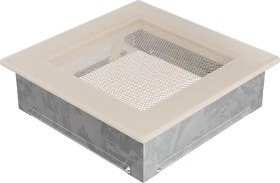 Zdjęcie produktu dla Kratka wentylacyjna kominkowa 17x17 kremowa