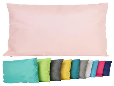 Produktbild von JACK Outdoor Lounge Kissen 30x50cm Dekokissen inkl. Füllung Wasserfest Sitzkissen Garten Stuhl Lotus Effekt, Farbe:Rosa