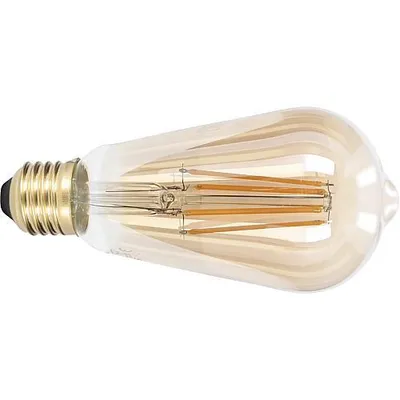 Zdjęcie produktu dla SIGOR 7W Rustic Filament złota E27 720lm 2500K ściemnialna lampa LED ST64