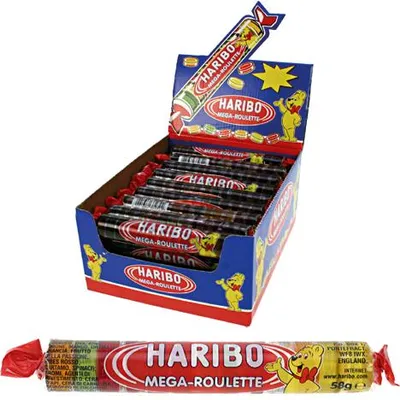 Produktbild von HARIBO Food Mega Roulette 45g Frucht