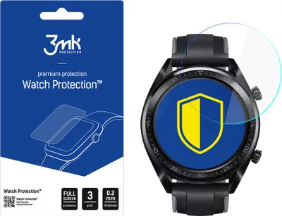 Produktbild von 3mk Display Hybridglas Watch Protection für Huawei WATCH GT 0,2mm (3 Stück)