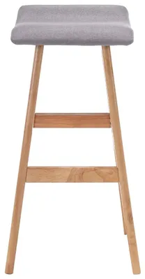 Produktbild von vidaXL Barhocker Hellgrau Stoff