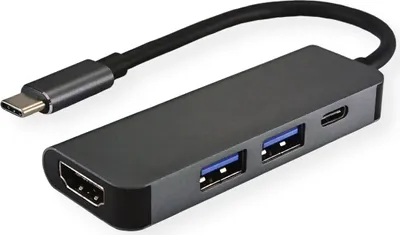 Produktbild von VALUE USB Typ C Dockingstation, HDMI 4K, 2x USB Typ A + Typ C PD