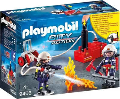 Immagine prodotto di PLAYMOBIL City Action 9468 Vigili del fuoco con pompa antincendio