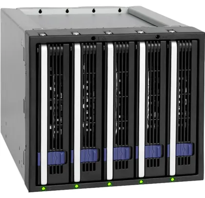 Produktbild von Backplane IcyDock 5x8,9cm SATAI-III in 3x5,25 MB155SP-B sw