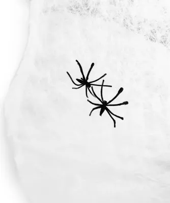 Produktbild von Oblique Unique 6x Spinnen + Spinnennetz Spinnweben Grusel Horror Tisch Deko Halloween