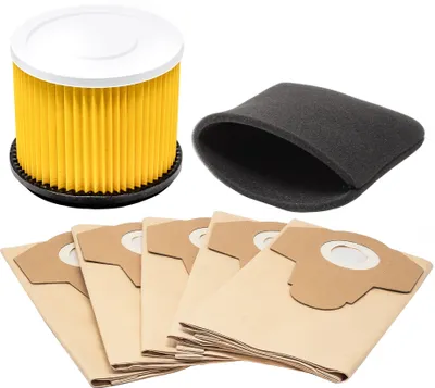 Produktbild von Schaumstofffilter Lamellenfilter Staubsaugerbeutel Set