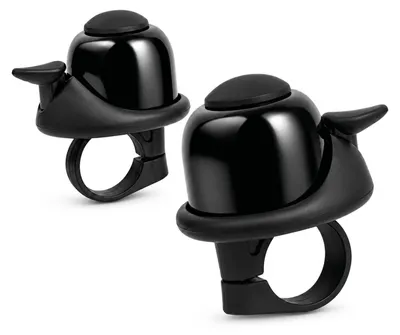 Produktbild von BikePeak Fahrradklingel 2er-Set – 360° drehbar, laut, für Ø 22,2 mm Lenker