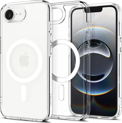 Image de SPIGEN Spigen Ultra Hybrid (MagFit) iPhone 16e Case Clear White