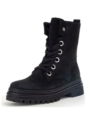 Zdjęcie produktu dla Gabor damskie sznurowane buty za kostkę w kolorze czarnym, rozmiar 7