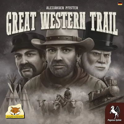 Produktbild von Pegasus Great Western Trail, Brettspiel, Strategie, 12 Jahr(e), 75 min, Familienspiel