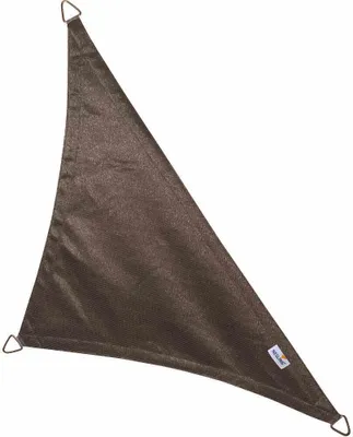 Produktbild von Nesling Dreiecksonnensegel 4,0 x 4,0 x 5,7m,HDPE 285 g/m² wind- und wasserdurchlässig, grau