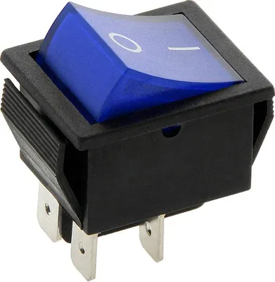 Immagine prodotto di Interruttore Illuminato, Grande, Blu, 230 V Ca, 15 A