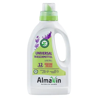 Produktbild von AlmaWin Universal-Waschmittel LAVENDEL 750 ml (12 Wäschen)