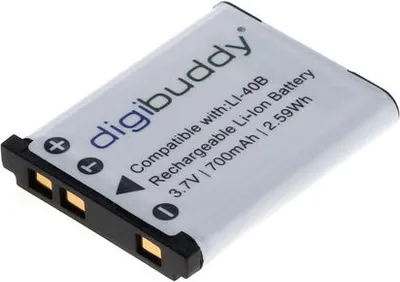 Produktbild von digibuddy Akku kompatibel zu Olympus LI-40B / Nikon EN-EL10 / Fuji NP-45 Li-Ion
