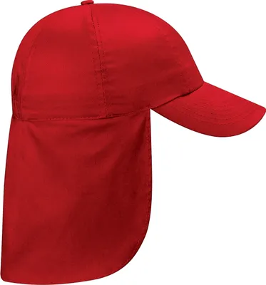 Image de Beechfield casquette de légionnaire pour enfants Junior RW218 (taille unique) (Rouge)