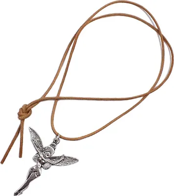 Produktbild von Minott Kette aus braunes Leder zum verknoten mit Fee Anhänger 21468