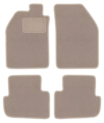 Immagine prodotto di Tappetini in moquette per Saab 9000 1984-1991 (berlina) – set 4 pezzi, beige, su misura – Wielganizator LUX