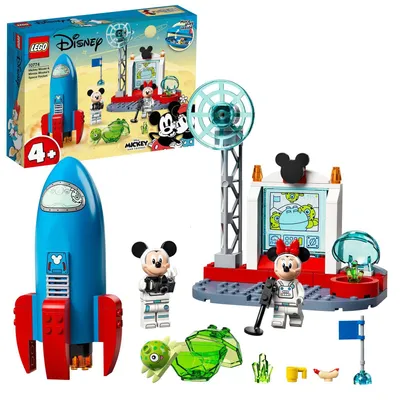 Immagine prodotto di LEGO 1774 il razzo spaziale di Topolino e Minnie, giocattolo da costruire per bambini dai 4 anni, giocattolo razzo