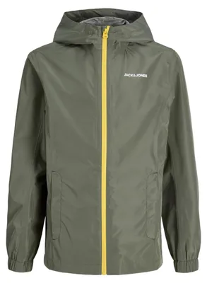 Produktbild von Jack & Jones 12280713_1924_1237621_164, Regenmantel, Uni, Erwachsener, Reißverschluss, Polyester, Grün