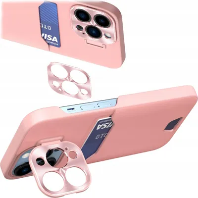 Image de Etui cuir Samsung Galaxy S23 Ultra Card Wallet Cover with Stand Pink