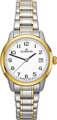 Produktbild von Dugena 4460716 Damen-Armbanduhr, Edelstahl-Gehäuse, Metall-Armband