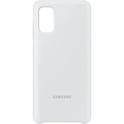 Produktbild von SAMSUNG Silicone Cover EF-PA415 für Galaxy A41, Weiß