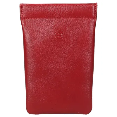 Produktbild von Esquire Leder Schlüsselmäppchen Logo Quick Key Case Red rot