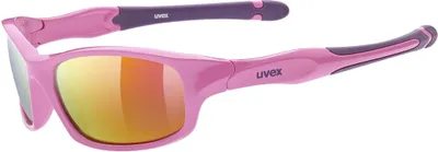 Zdjęcie produktu dla Uvex sportstyle 507, Dziecko, Damski, Prostokątny, Oprawki pełne, Różowy, Różowy, Fioletowy