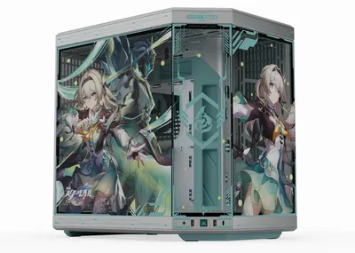 Zdjęcie produktu dla HYTE Y70 Firefly Japan Edition - Obudowa PC Midi-Tower E-ATX, Szkło Hartowane - srebrna