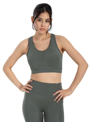 Image de SMILODOX - Soutien-gorge de sport pour femmes, modèle Candace : coupe ajustée, dos nageur et maintien léger